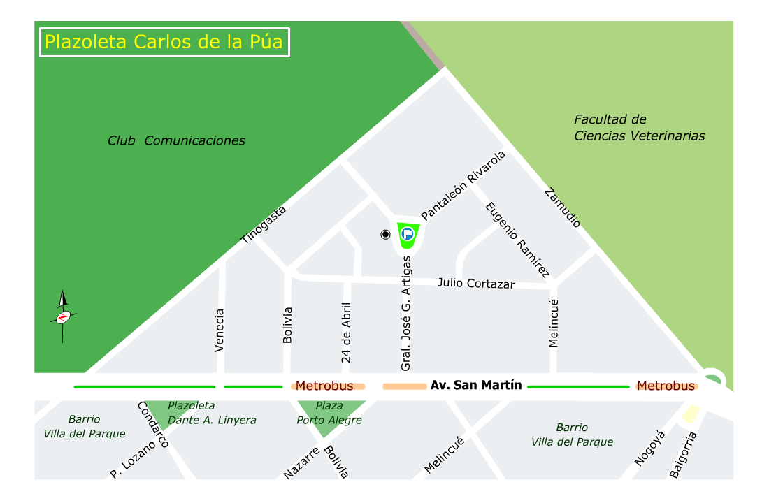 Mapa patrimonial de Agronomía