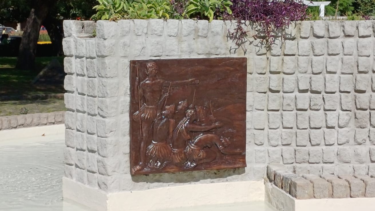 Gratitud al dios de la lluvia por el agua caida