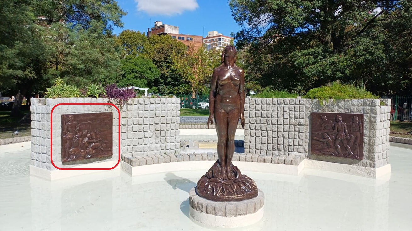 Gratitud al dios de la lluvia por el agua caida