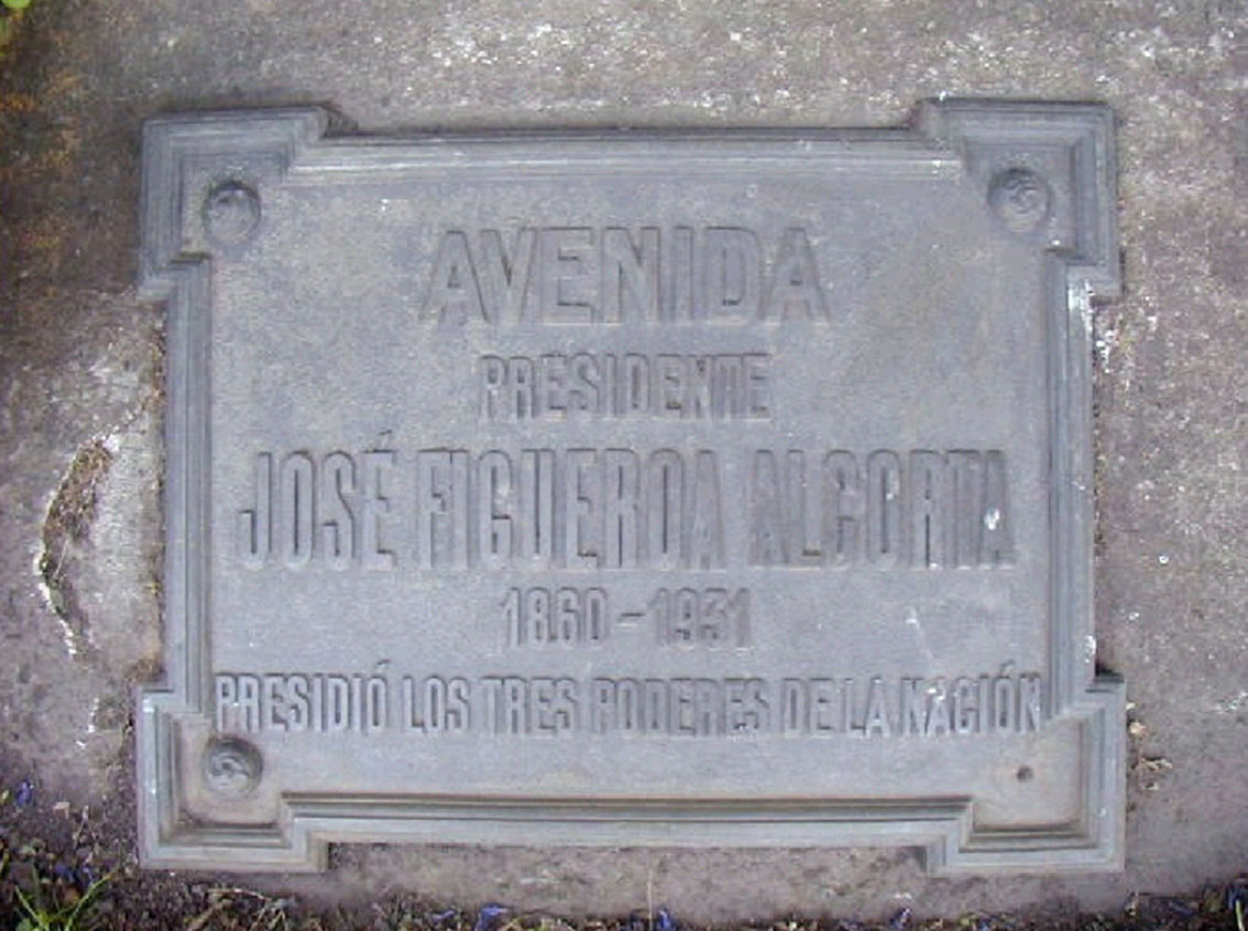 Nomenclatura Av. Figueroa Alcorta (Baja)