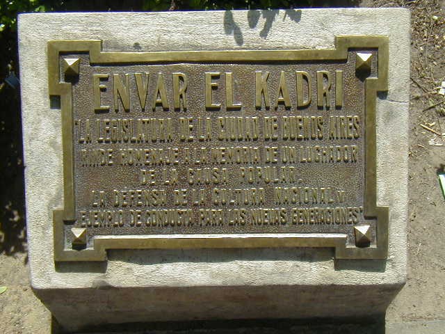 Homenaje a Envar El Kadri