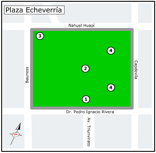Plano Plaza Echeverría