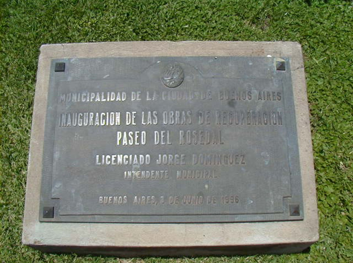 Rosedal - Inauguración de obras