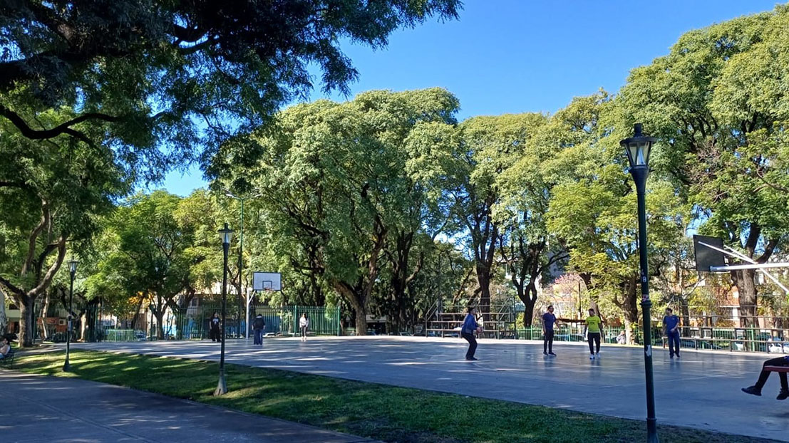 Vista del parque