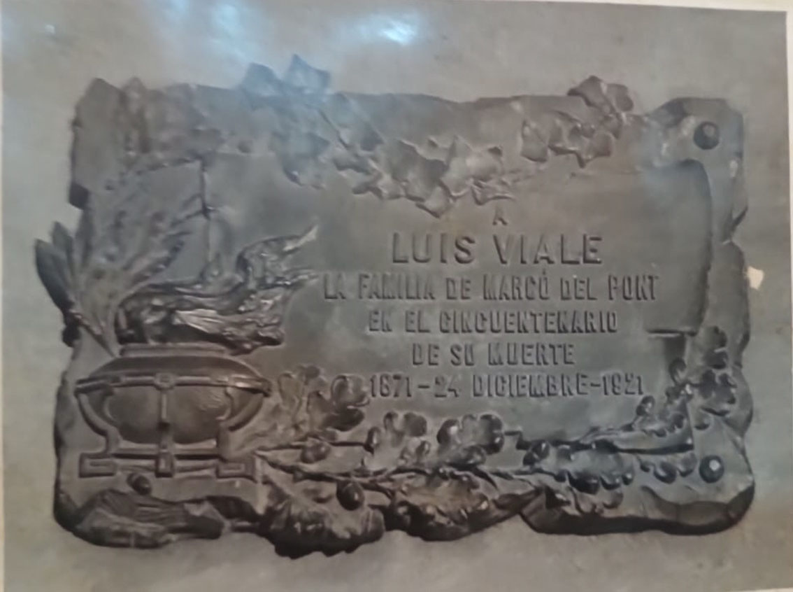Homenajes a Luis Viale - Placa 4