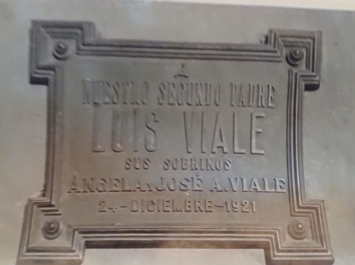 Homenajes a Luis Viale - Placa 5