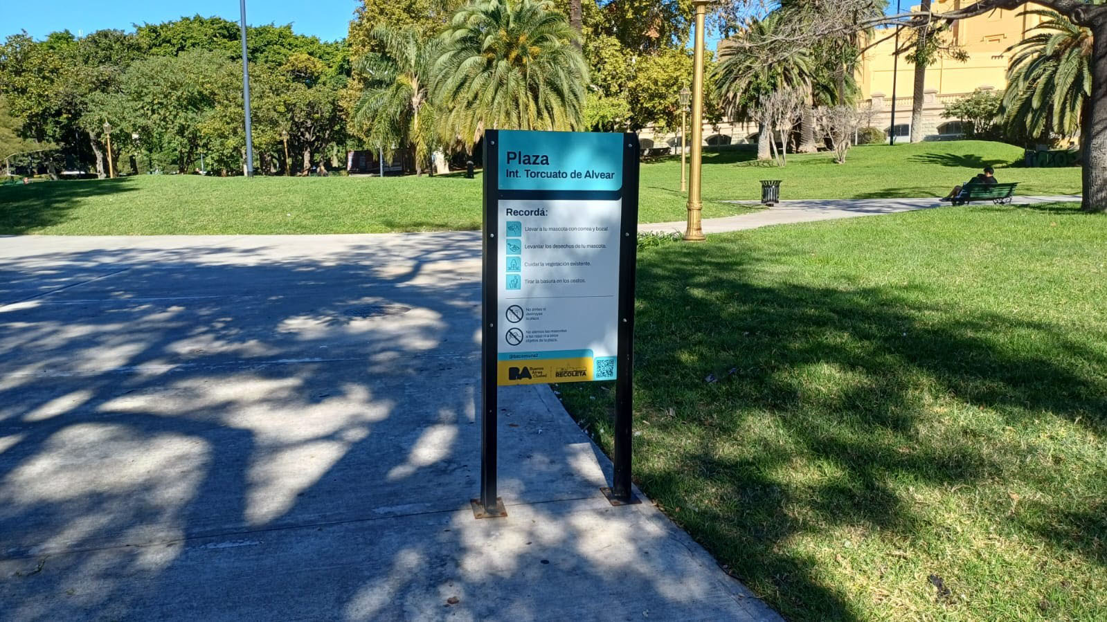 Vista Panorámica Plaza Int. Alvear