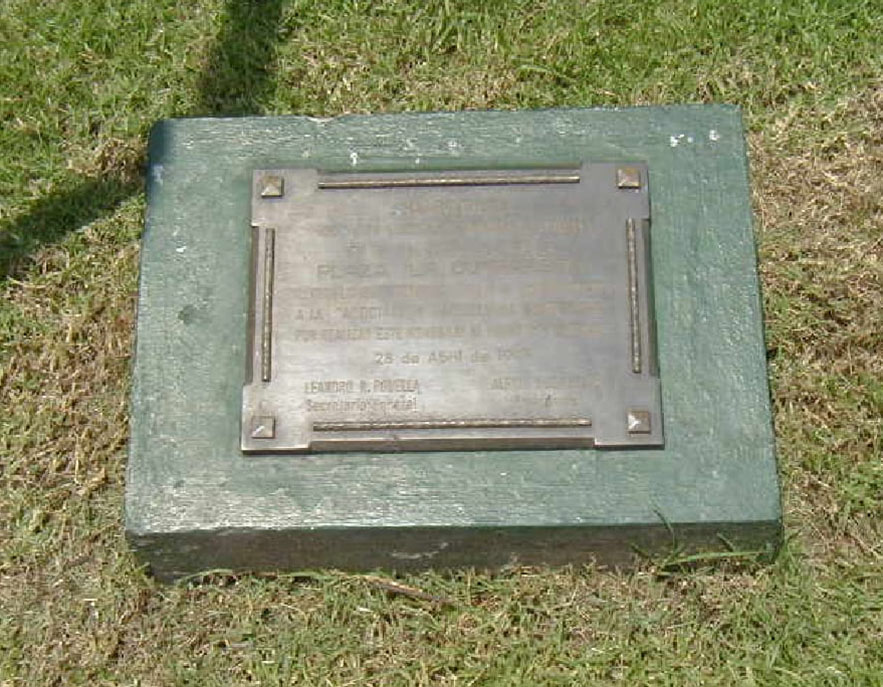 Placa AGADU La Cumparsita