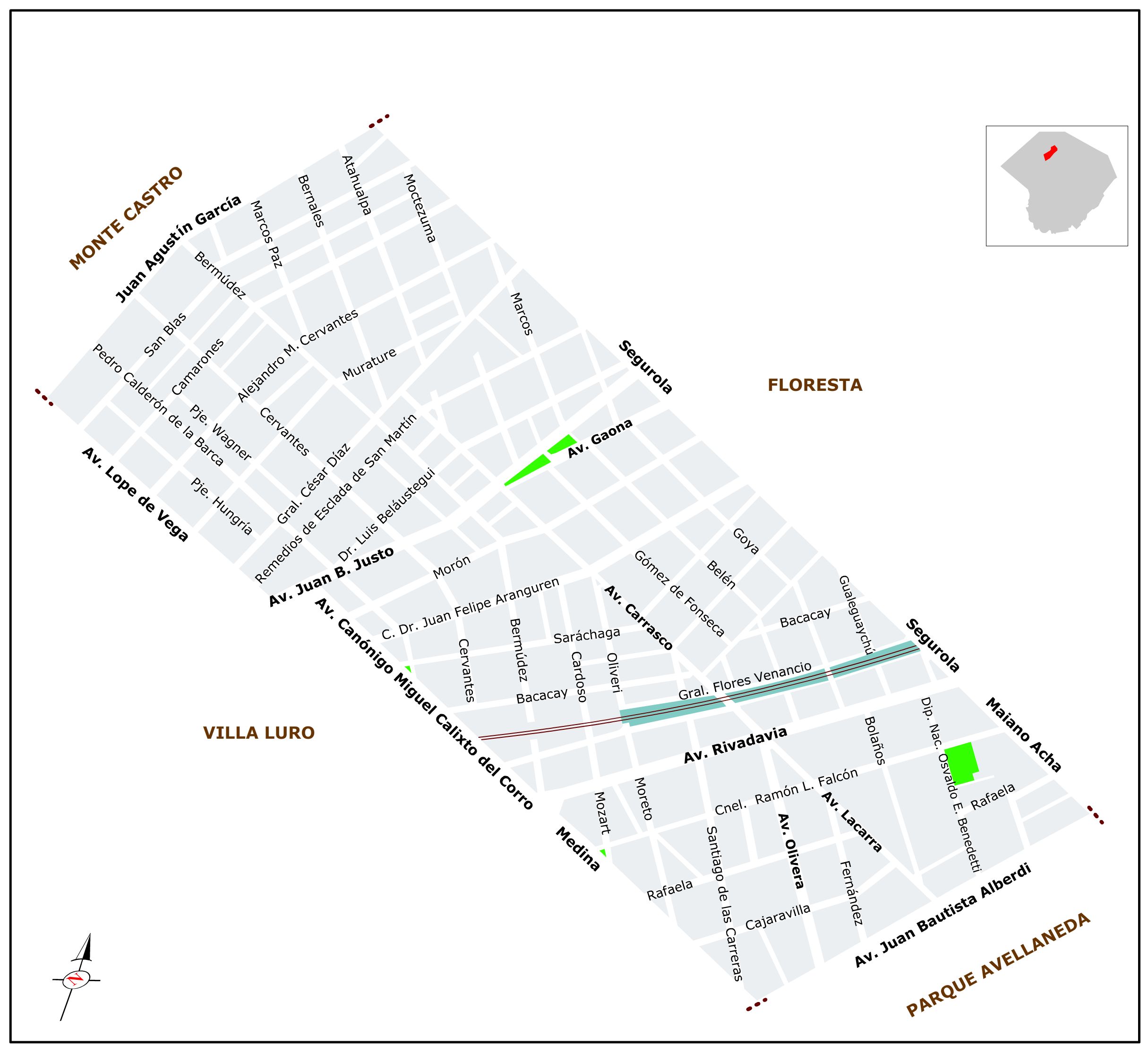 Mapa de San Cristóbal